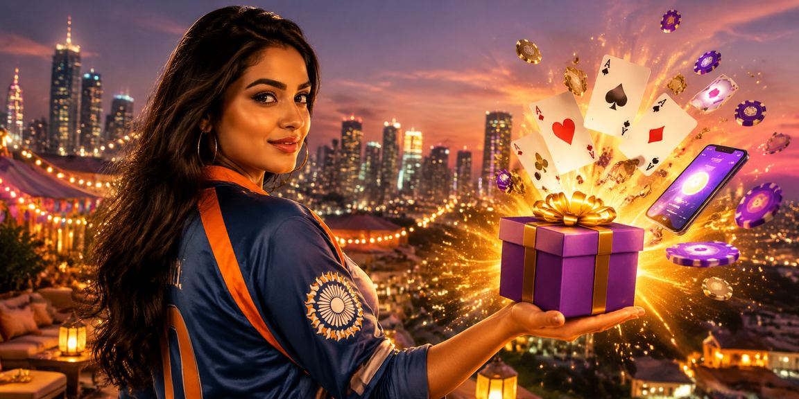 Live cricket betting interface with vibrant night market in India background
